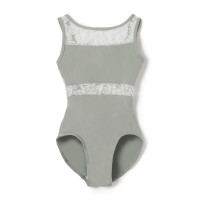 【MAY NAGAHISA】ジュニア ノースリーブレオタード(シーグリーン-130)