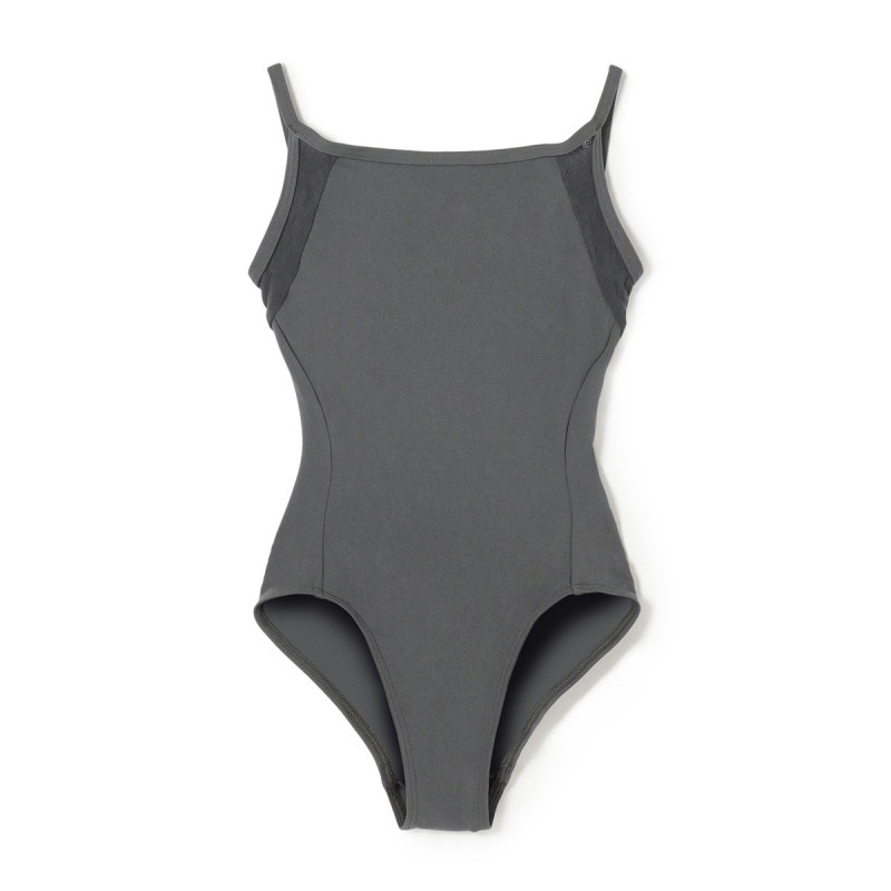 【MAY NAGAHISA】ジュニア キャミソールレオタード(ダークグレー-140)