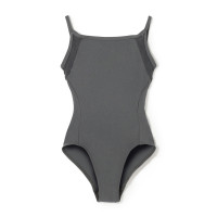 【MAY NAGAHISA】ジュニア キャミソールレオタード(ダークグレー-140)