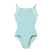 【MAY NAGAHISA】ジュニア キャミソールレオタード(ターコイズブルー-140)