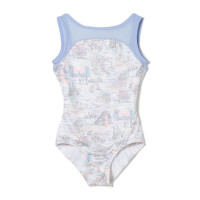 ノースリーブレオタード(サックスブループリント-130)