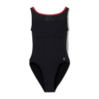 【MADOKA SUGAI】ジュニア ノースリーブレオタード(ブラック-130)