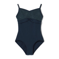 ★キャミソールレオタード(ボトルグリーン-130)