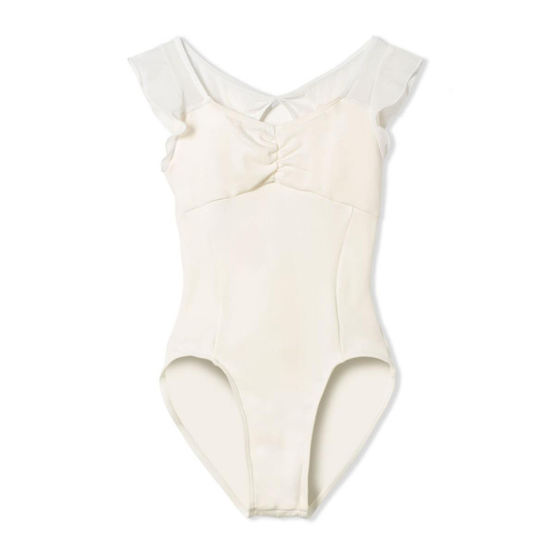 ノースリーブレオタード(オフホワイト-130)