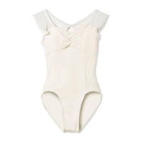 ノースリーブレオタード(オフホワイト-130)