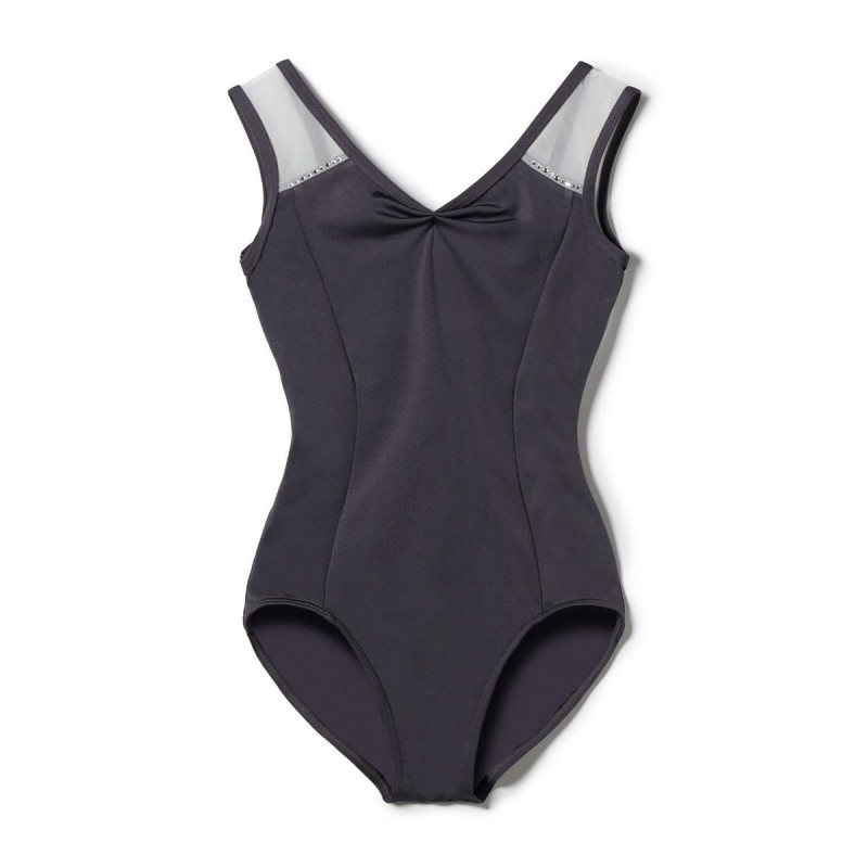 ノースリーブレオタード(チャコ-ルグレー-130)