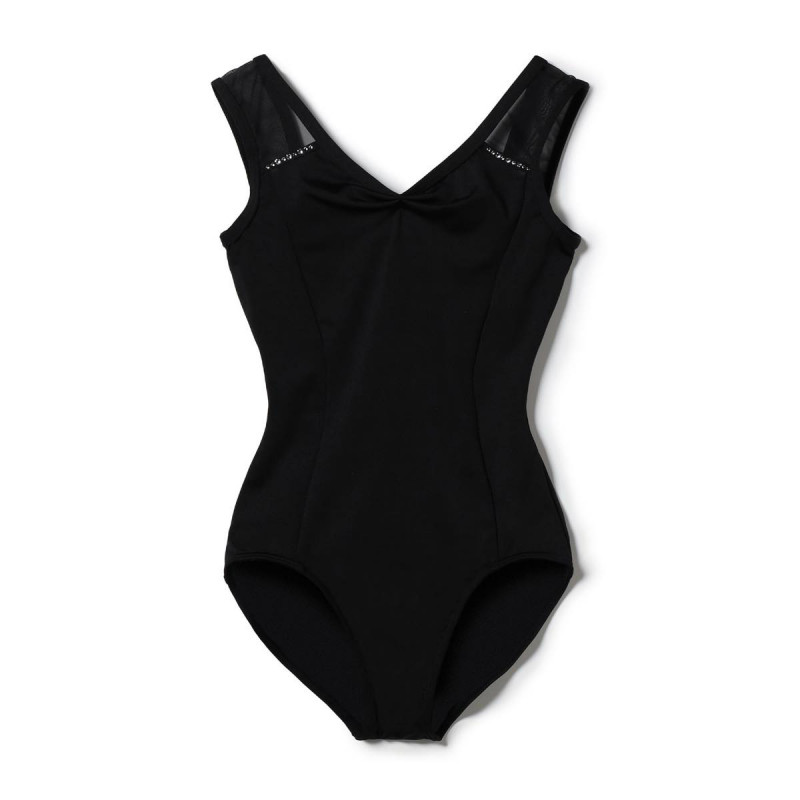 ノースリーブレオタード(ブラック-130)