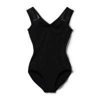 ノースリーブレオタード(ブラック-130)