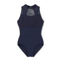 ハイネックレオタード(ネイビー-130)