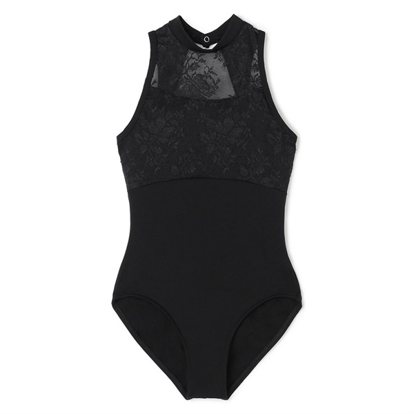 ハイネックレオタード(ブラック-130)