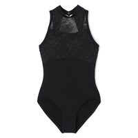 ハイネックレオタード(ブラック-130)