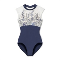 ♪ハイネックレオタード(ブルー-130)