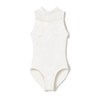 ★ハイネックレオタード(ホワイト-130)