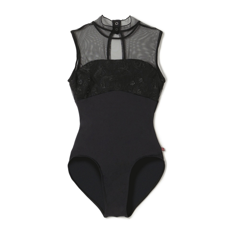 【AKANE TAKADA】ジュニア ハイネックレオタード(ブラック-130)