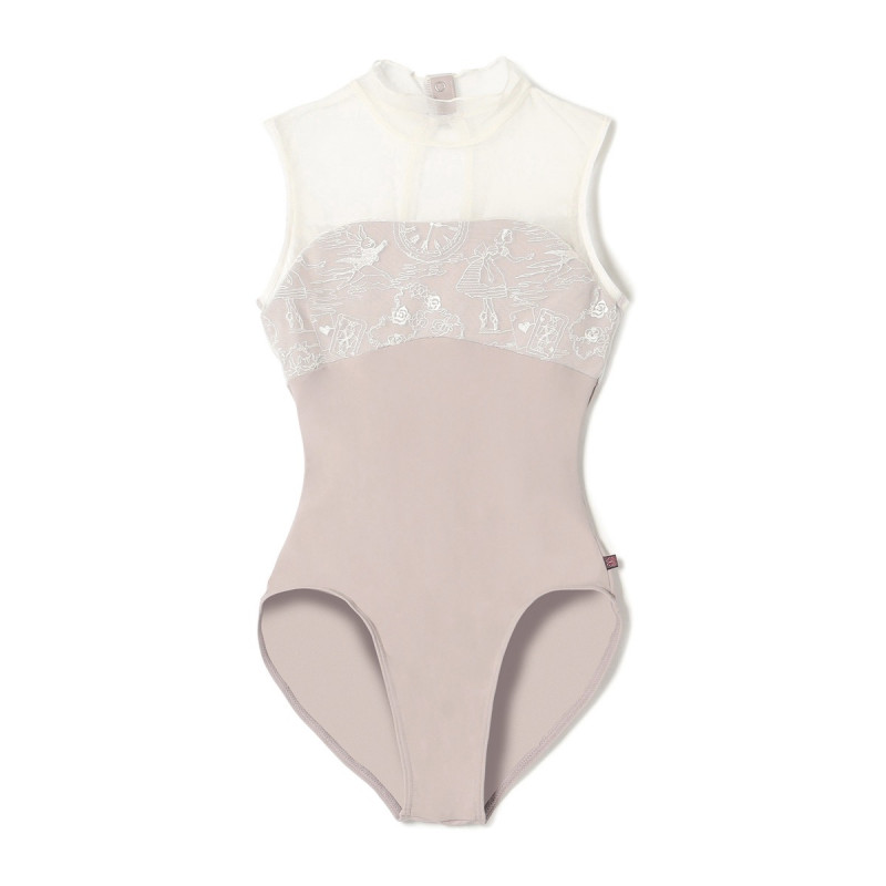 【AKANE TAKADA】ジュニア ハイネックレオタード(ベージュ-130)
