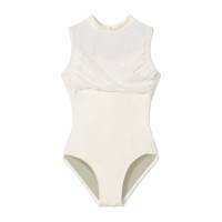 ハイネックレオタード(オフホワイト-130)