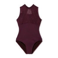 ハイネックレオタード(プラム-130)