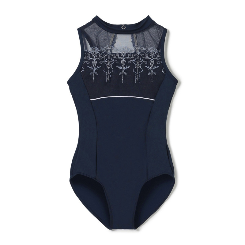 ★ハイネックレオタード(ネイビー-130)