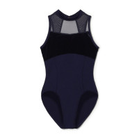 ハイネックレオタード(ヴァイオレット-140)