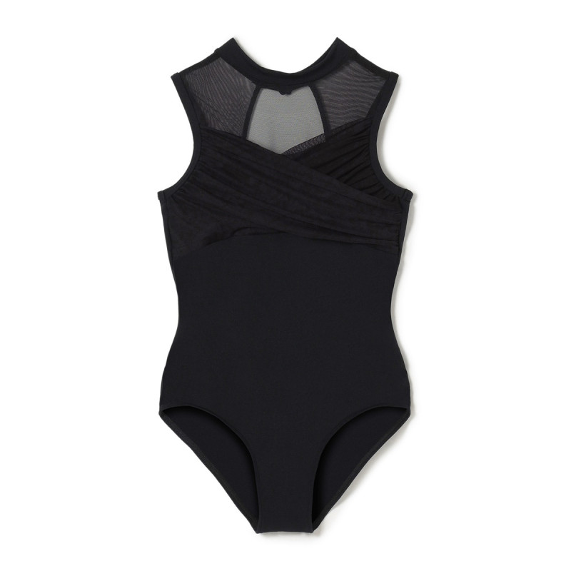 ★ハイネックレオタード(ブラック-130)