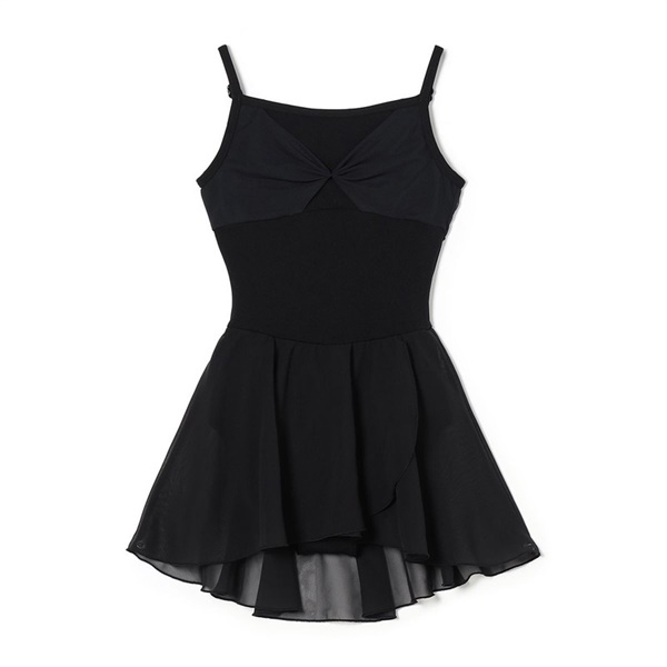 スカート付レオタード(ブラック-130)