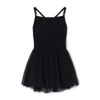 ★スカート付レオタード(ブラック-130)