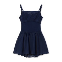 スカート付レオタード(コバルトブルー-130)