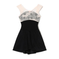 スカート付レオタード(ピンク-130)