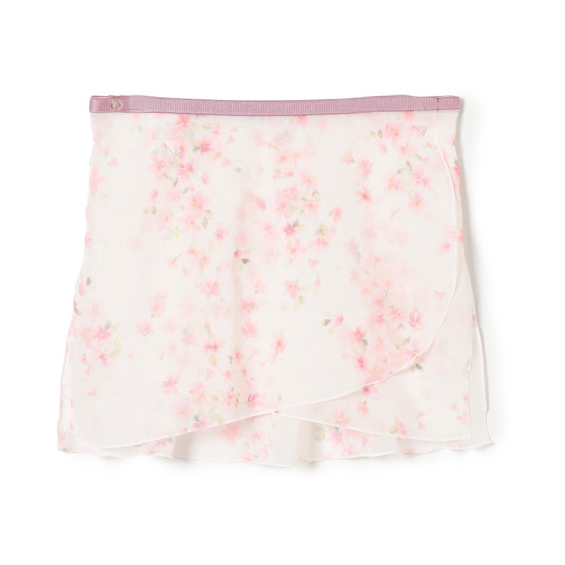 【MAY NAGAHISA】ジュニア スカート(ホワイトプリント-140)