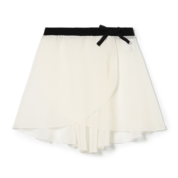 スカート(ブラック（オフホワイト）-140)