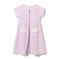 ジップアップワンピース(ラベンダー-110)