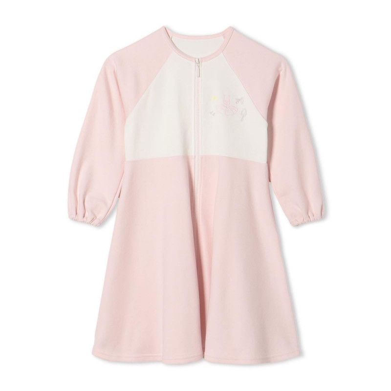 ジップアップワンピース