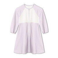 ジップアップワンピース(ラベンダー-110)