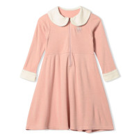 ジップアップワンピース(ピンク-110)