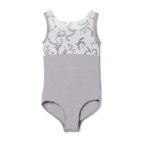 ★ノースリーブレオタード(アッシュグレープリント-120)