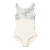 ノースリーブレオタード(オフホワイト-110)