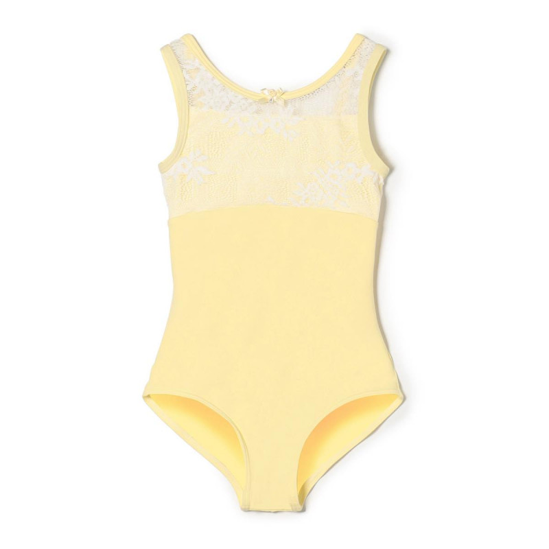 ノースリーブレオタード(レモンクリーム-120)