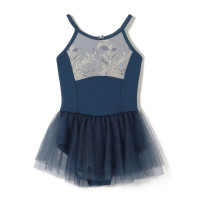 スカート付レオタード(ネイビー-110)