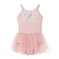 スカート付レオタード(グレイッシュローズ-110)