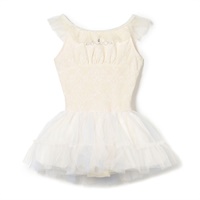 スカート付レオタード(オフホワイト-100)