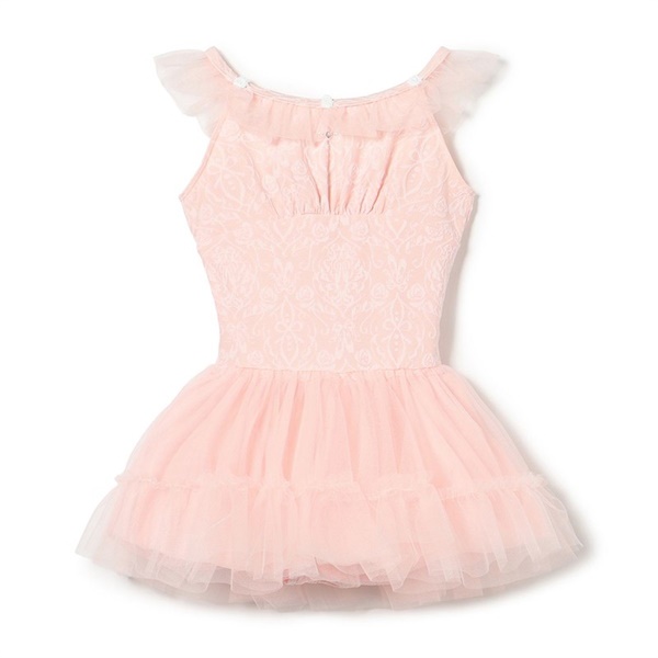 スカート付レオタード(ピンク-100)