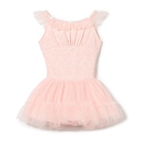 スカート付レオタード(ピンク-100)