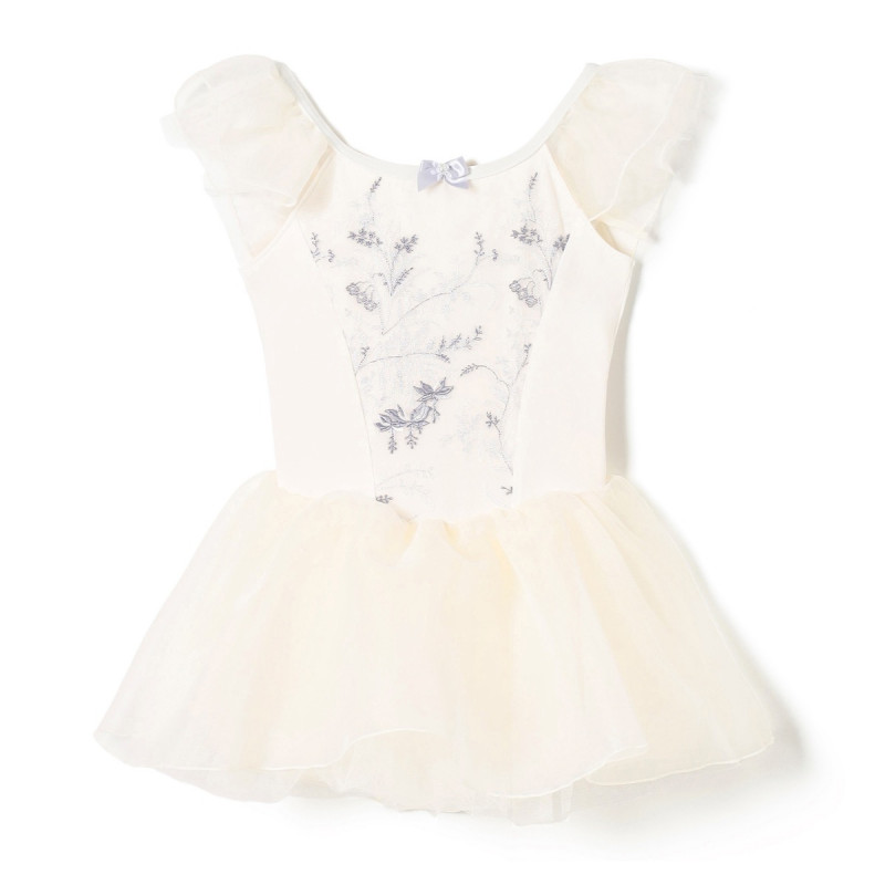 スカート付レオタード(オフホワイト-110)