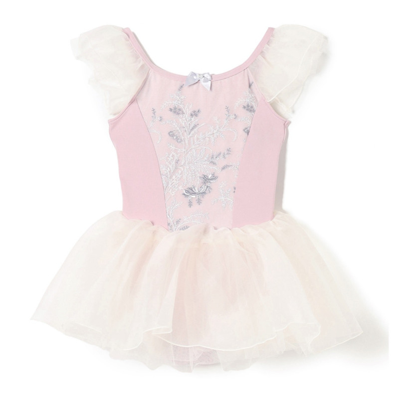 スカート付レオタード(グレイッシュローズ-110)