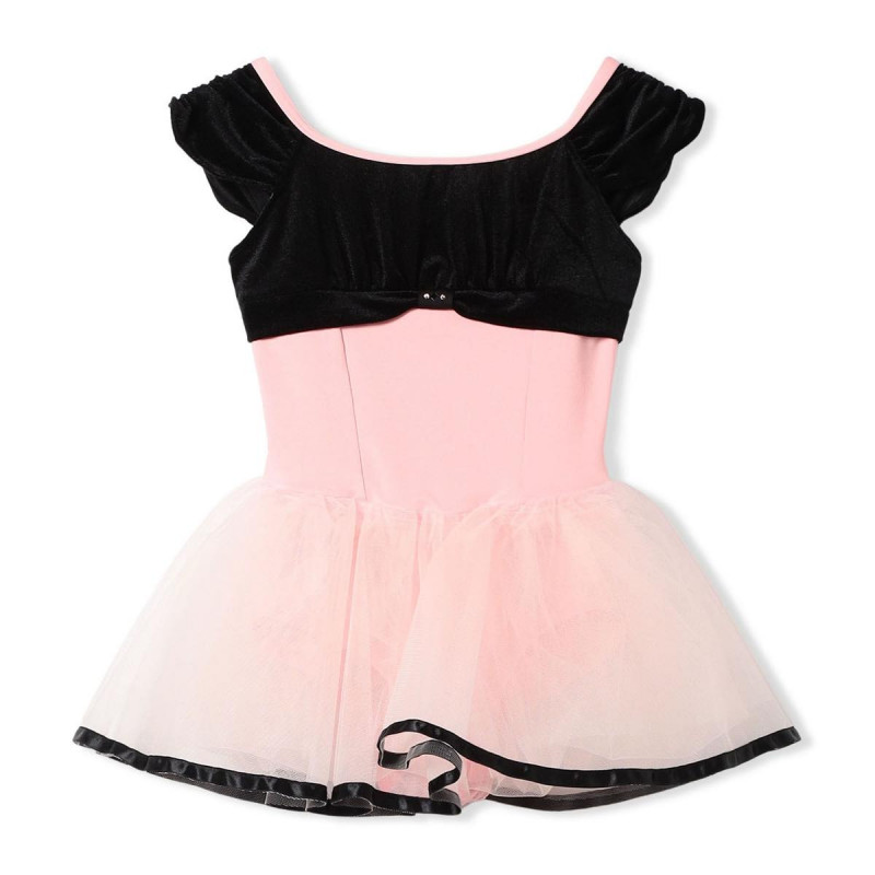 スカート付レオタード(ピンク-120)