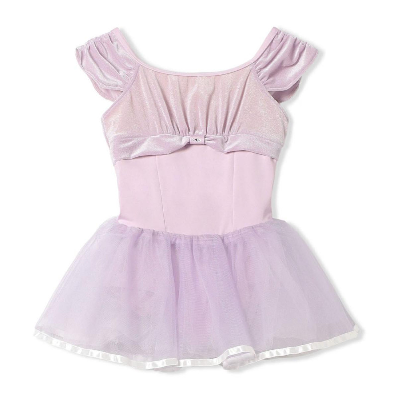 スカート付レオタード(ライラック-120)