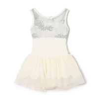 スカート付レオタード(オフホワイト-100)