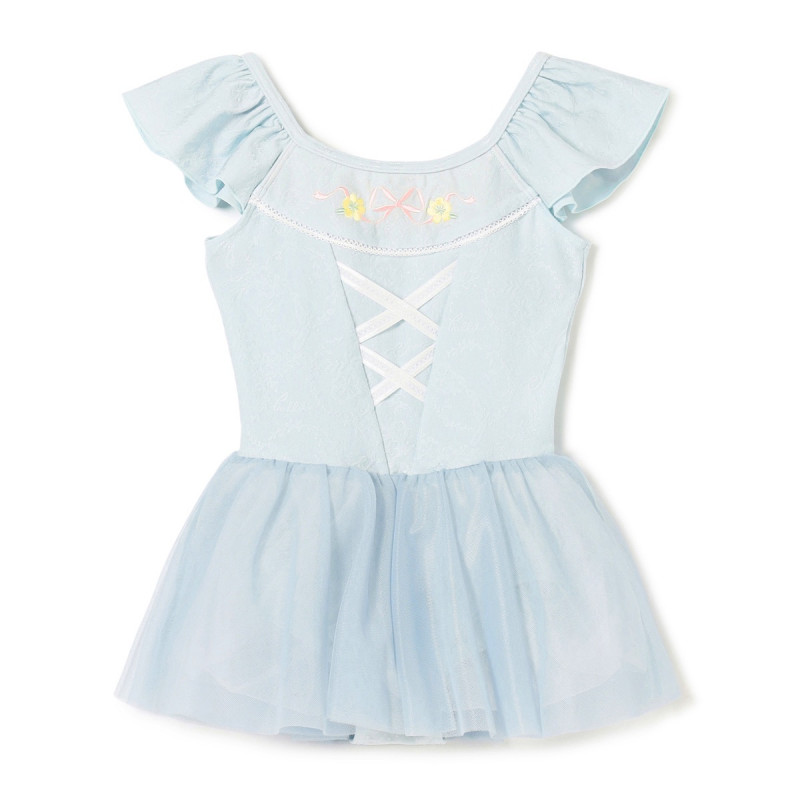 スカート付レオタード(サックスブルー-100)