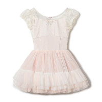 スカート付レオタード(ハニーベージュ-110)