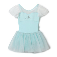 スカート付レオタード(アイスグリーン-100)